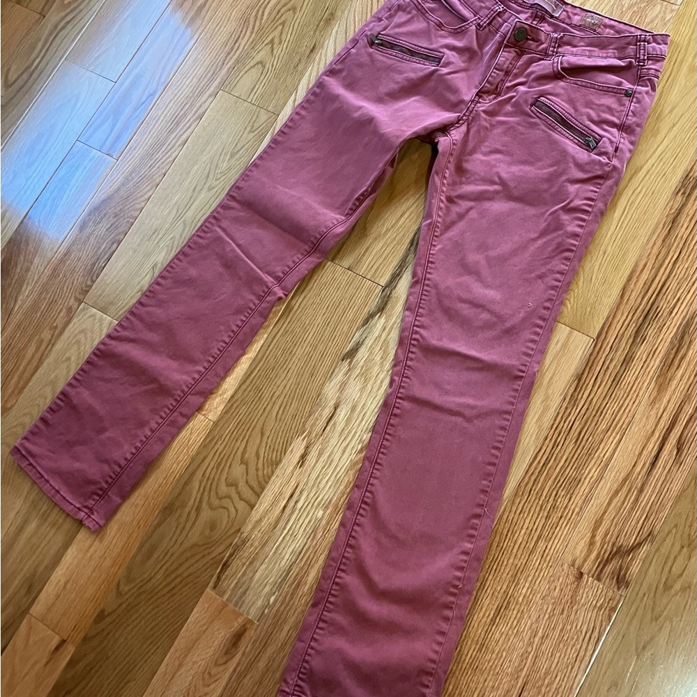 Pilcro burgundy jeans